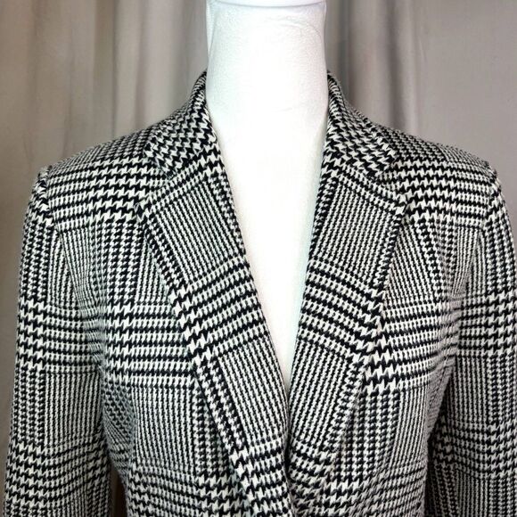 Lauren Ralph Lauren Houndstooth Twill Striped Blazer Suit Jacket Equestrian NWOT - Picture 3 of 9